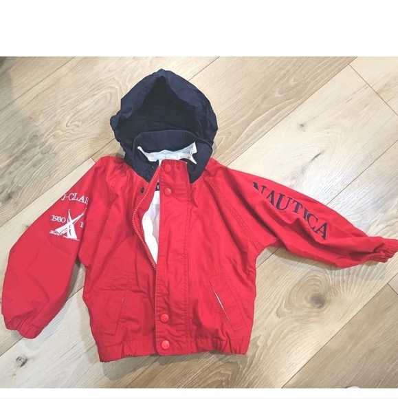 Vintage 90s Nautica J Class Windbreaker Sailing Boat Jacket Size 3T - Picture 1 of 7